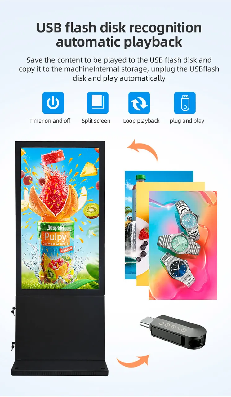Double-sided advertising player detail sheet 8