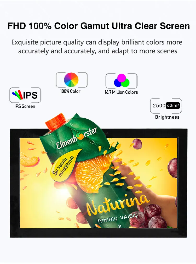 Outdoor wall mounted display detail sheet 3