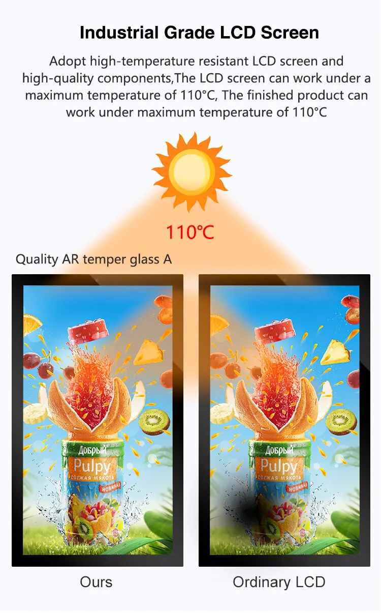 Outdoor wall mounted display detail sheet 10