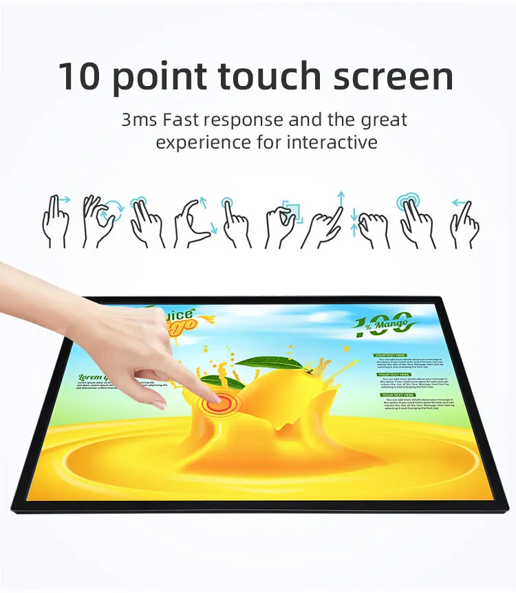 Wall mounted advertising display detail sheet 7